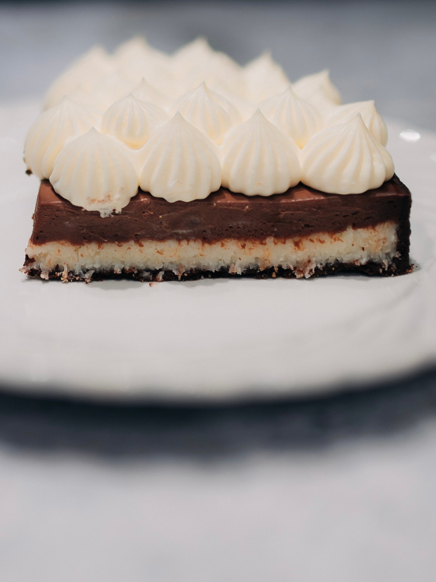 Tarte Noix de coco et trois chocolats
